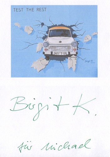 Birgit children autograph - birgit,
