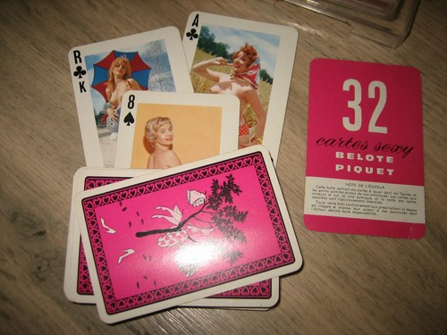 Ancien jeu cartes sexy - ancien,