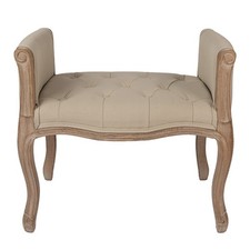 Banc marron beige bois