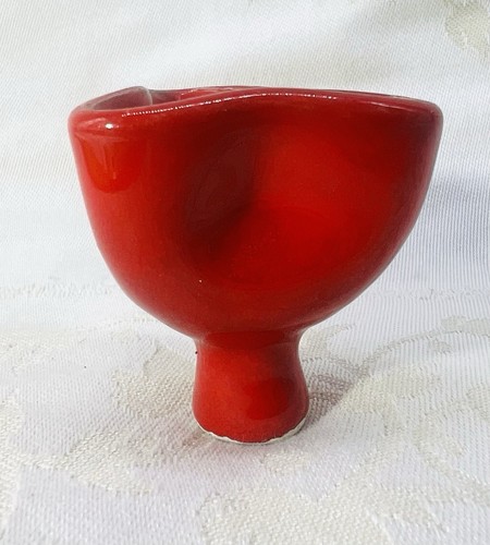 Vase rouge pol - pol, jouve