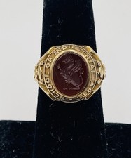 Bague En Or 10k Intaille