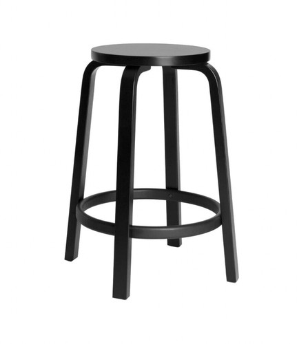 Alvar aalto tabouret noir - -,