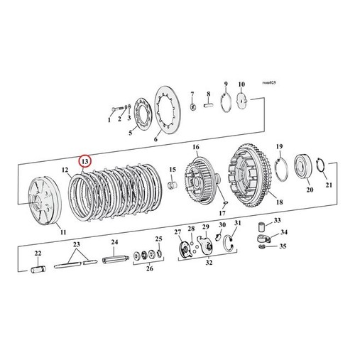 Kit disques embrayage - de, d'embrayage