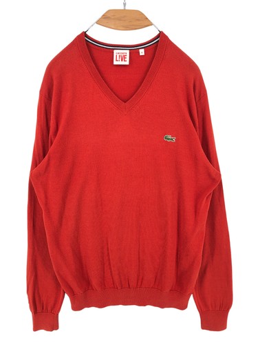 Lacoste pull col en v - en,