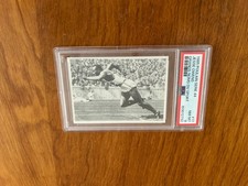 1985 Poulain Serie 44 Grands Noms Du Sport 17 Jesse Owens PSA 8 Olympics USA