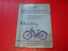 manuel moto ERSATZTEILISTE NSU QUICKLY  MOTORRAD