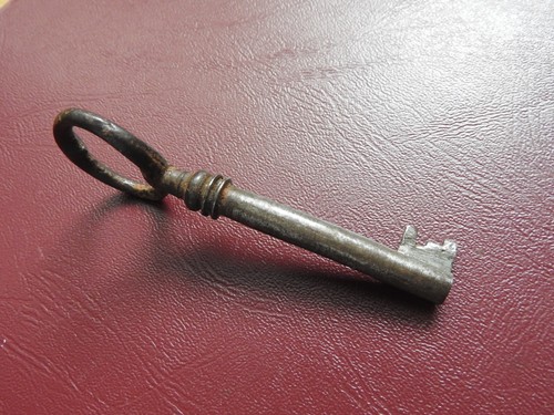 Antique key for cabinet - , chest