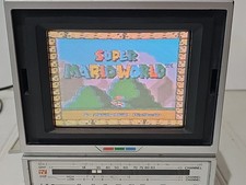 Vintage Contec KRB-1541 5" Portable Color TV AM FM Radio Gamer Gaming TESTED 