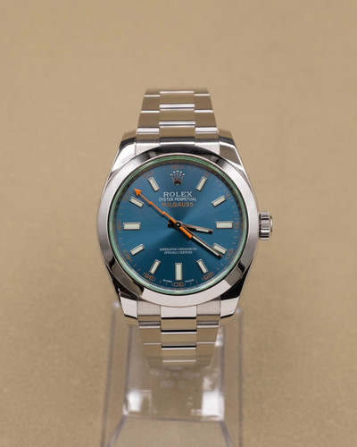 Rolex milgauss 116400gv blue - milgauss,