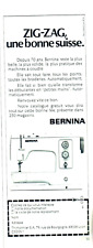 Advertising 03 24 1973 Bernina Zigzag Sewing Machine