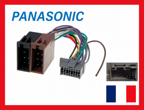Cable iso autoradio - iso, panasonic