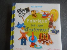 Livre pour enfant -  Fabrique tes jeux d'extérieur