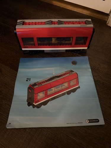 Lego city train passengers car - city,