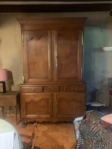 Buffet deux corps chêne