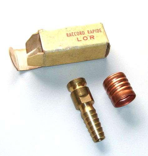 Raccord rapide lor soudure - raccord,