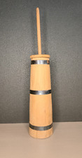 Vintage wooden butter churn, miniature H40cm, superb decoration, playful