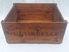  Antique wooden pasta case L'étincelle Vermicelle Gerzat Puy De Dôme 
