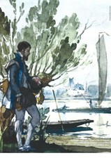 PAQUEBOT FRANCE / Couverture d'un menu en 1970 / FICHE PHOTO