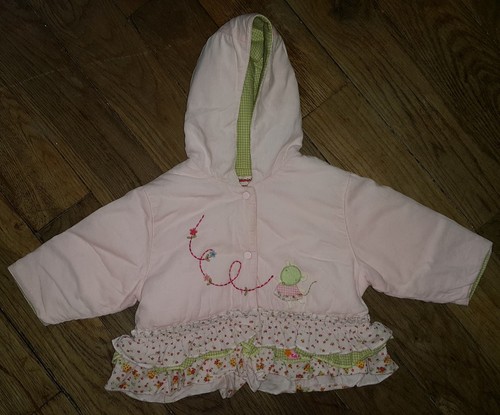 Manteau rose capuche et - rose,