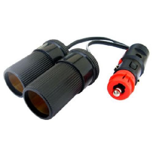 Double prise allume - double,