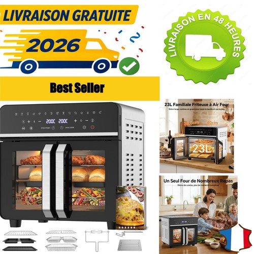 Friteuse air chaud 23l - air,