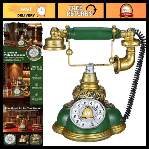 Vintage resin rotary phone - rotary,