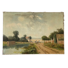 Ancien Tableau HST Barbizon