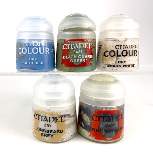 Lots peintures citadel - x5, de