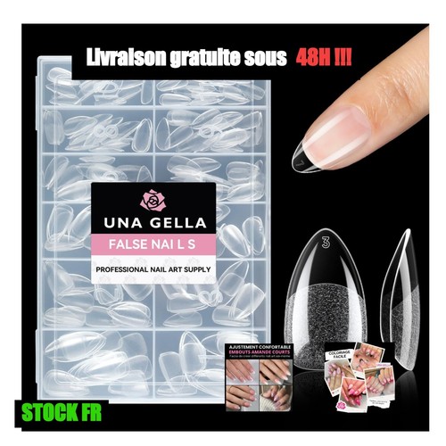 Capsules ongles amande courtes