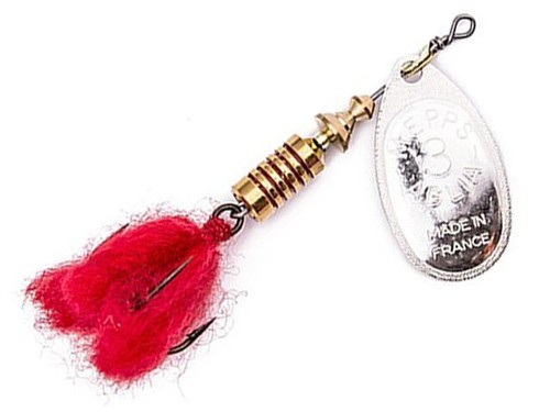 Mepps aglia pompon silver 00 - aglia, #00