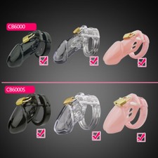 Cage de chasteté masculine cb6000s clear polycarbonate homme chastity device sex