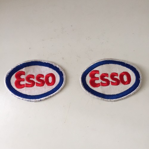 Ecusson esso oval vintage - ecusson,