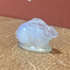 SABINO FRANCE - LAPIN EN VERRE OPALESCENT FRENCH ART-DECO