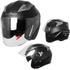 Demi Jet Casque Visière Pare Soleil ECE 22 Approuvé Moto Scooter