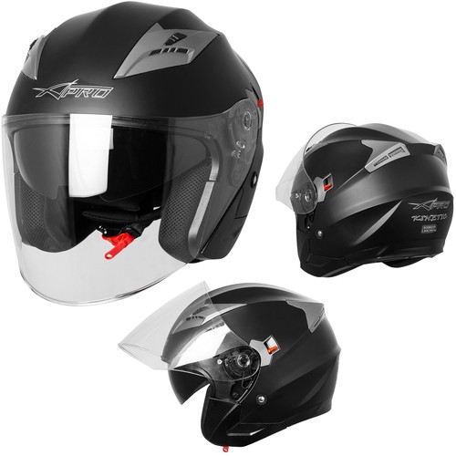 Demi jet casque visière - jet, pare