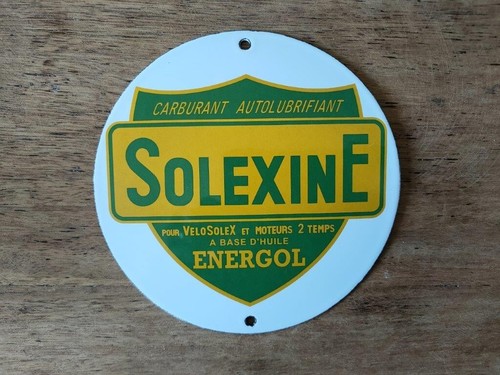 Plaque solexine émaillée - plaque, ©
