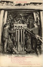 Old postcard Au Pays Noir - La Druse a compressed air (976374)