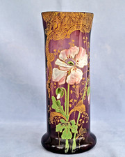 LEGRAS Vase Fond Violet