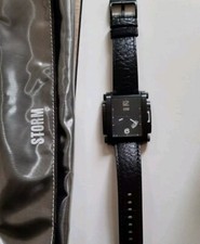 Montre STORM Juxta Cuir Noir