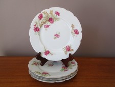 4 ASSIETTES A DESSERT  DECOR