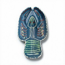 Moule Soufflenheim Homard Ancien Terre Cuite Vernissée  Art Populaire Alsace