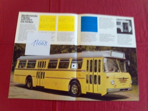 17668 büssing trambus - n°,