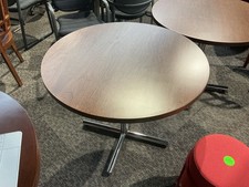 36" round conference table by
