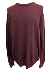 Pull Chaps vintage bordeaux