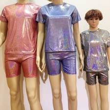 Femme Brillant Short Pantalon