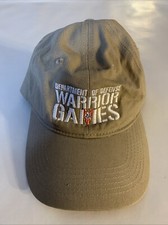 Department Of Defense Warrior Games Tan Hat Port And Company Adjustable Cap