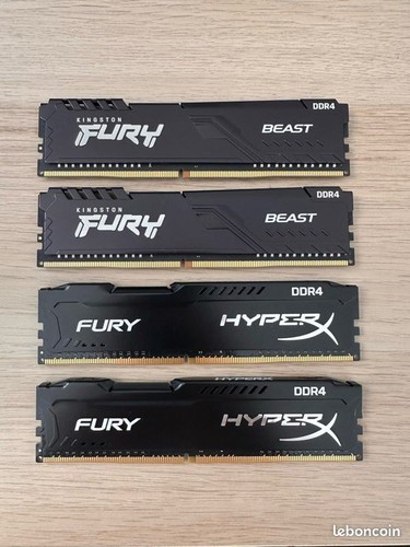 Ram kingston fury - 16go, 4x4go