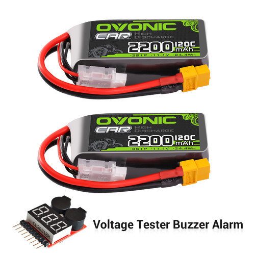 Ovonic 120c 2200mah - 2x, 11.1v