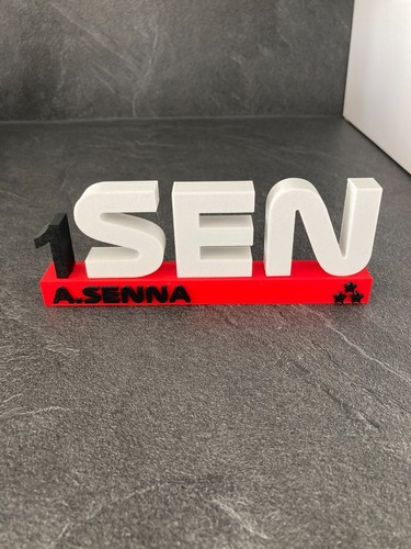 Logo ayrton senna champion - f1,