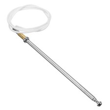 Mât d'antenne électrique avec pointe chromée pour W124 W126 W201 C107 R129